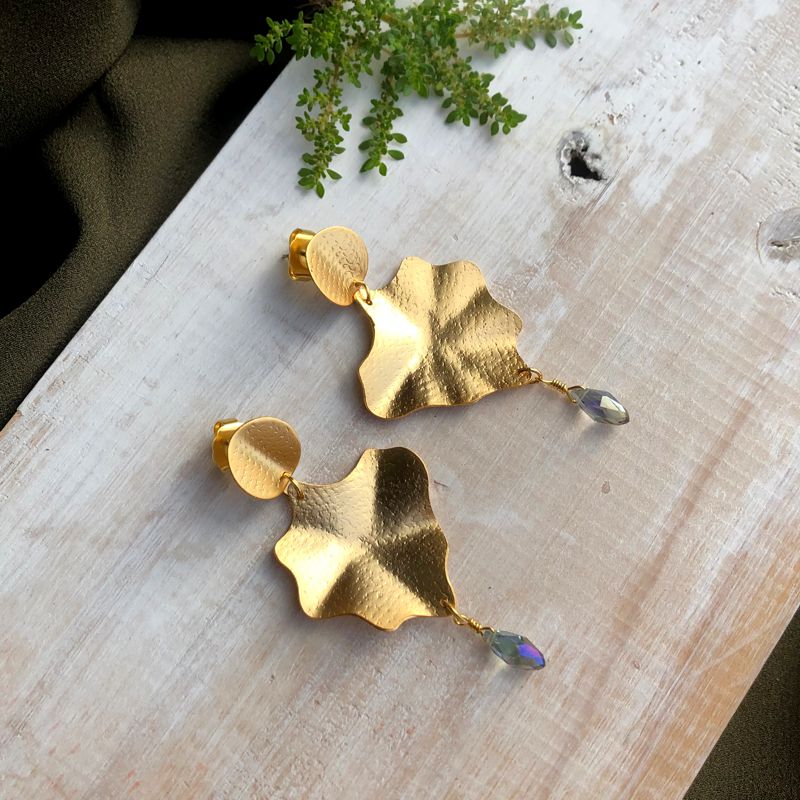 aretes caterina dorados aretes caterina dorados