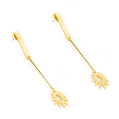 Aretes Violet Largos