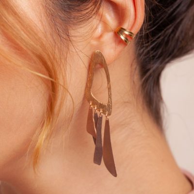 Ear cuff Rombo modelo
