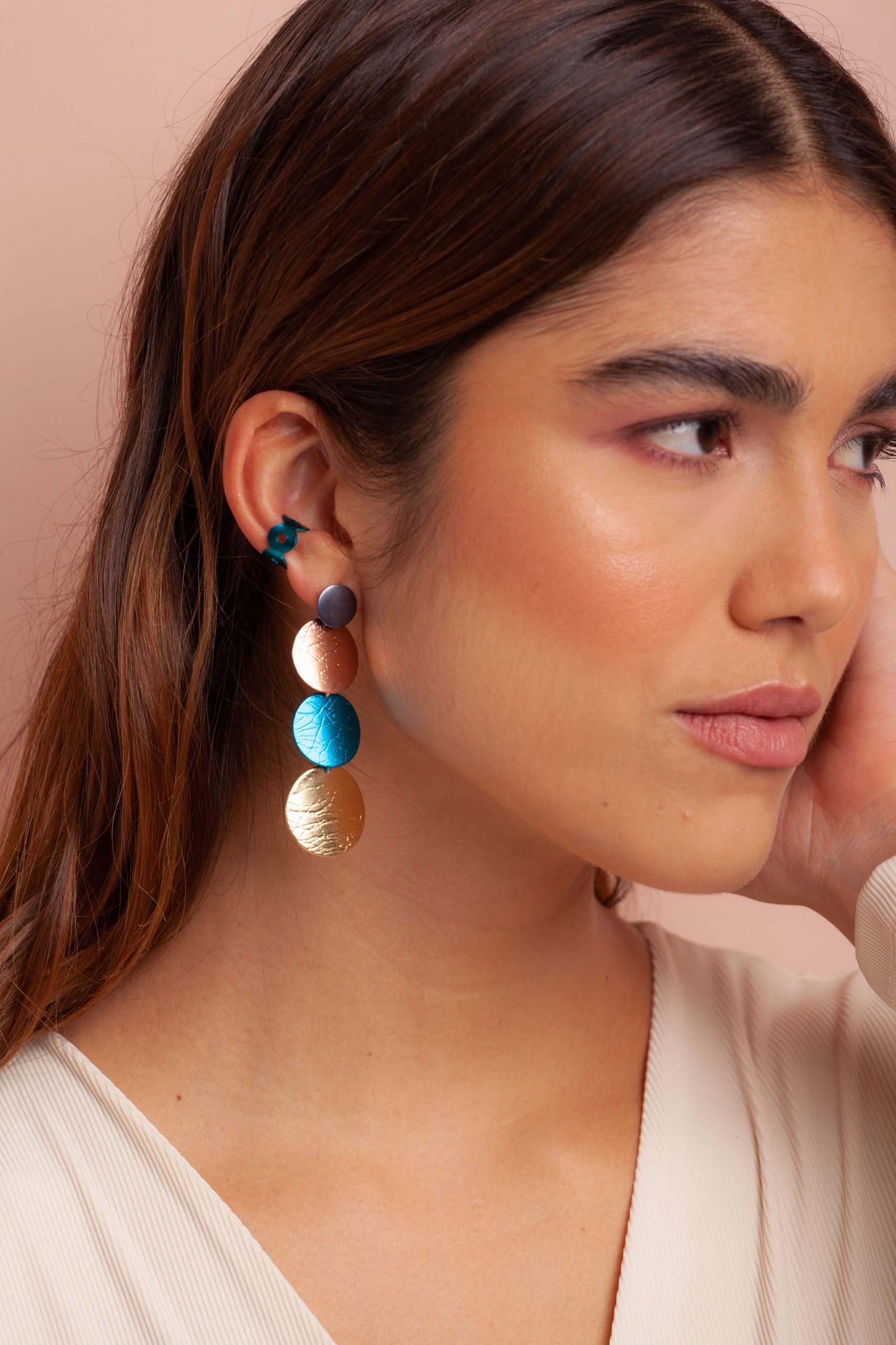 Aretes Monedas colors modelo