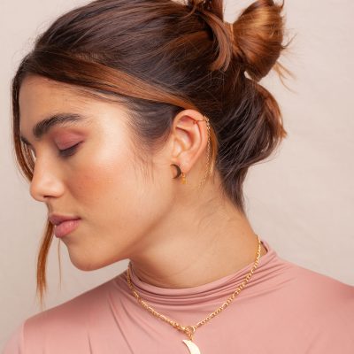 Ear cuff Luna solitario